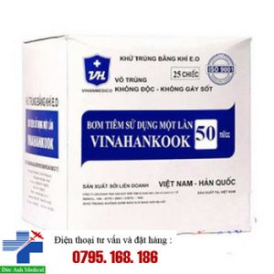 Bơm ăn 50ml Vinahankook- Hộp 25c