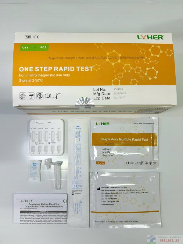 Kit test 6in1 Lyher
