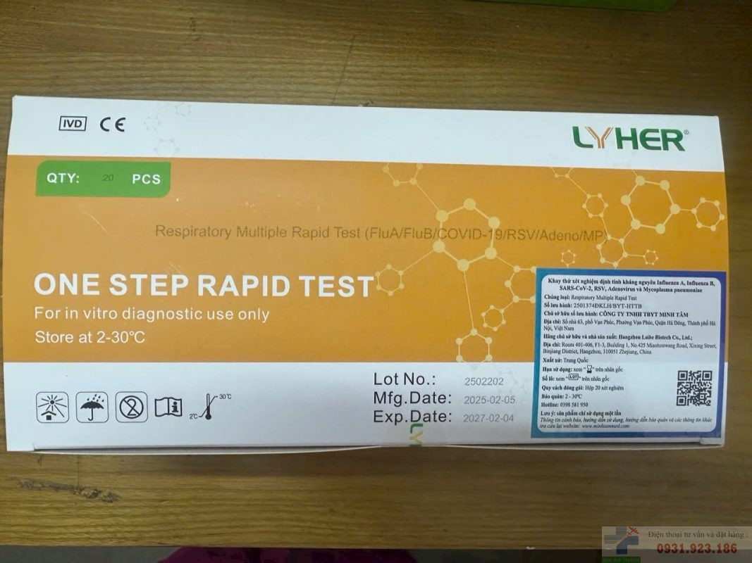 Kit test 6in1 Lyher