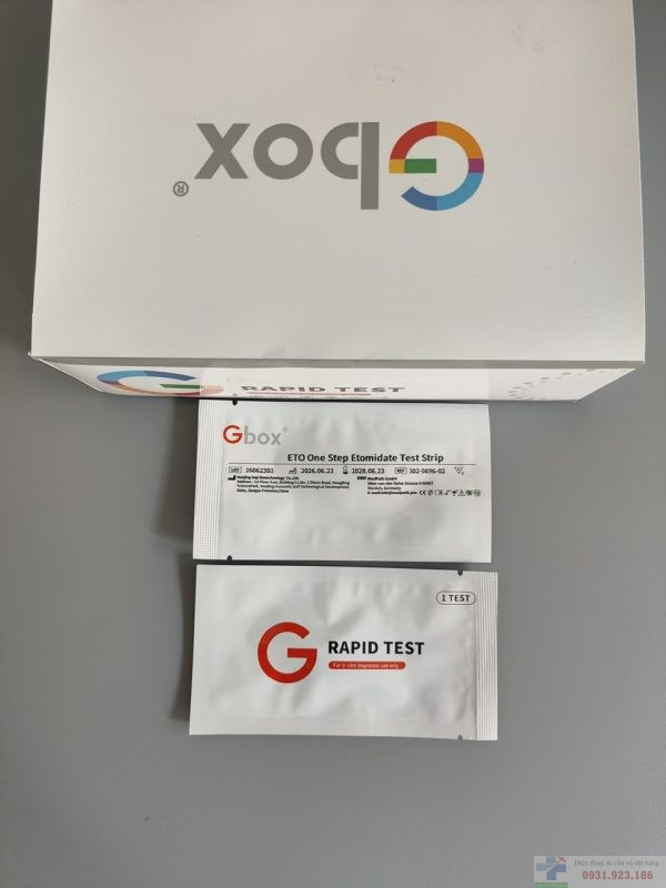 Que test nhanh Etomidate (ETO) trong mẫu nước tiểu phát hiện sử dụng thuốc lá tinh dầu điện tử 3 que test nhanh Etomidate