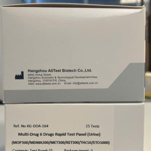Que thử xét nghiệm 6 chất gây nghiện MOP/MDMA/MET/KET/THC/ETO trong mẫu nước tiểu 2 Que thử xét nghiệm 6 chất gây nghiện Eto